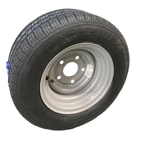 195/55r10c 5 Stud 112mm Pcd Silver Wheel & Tyre