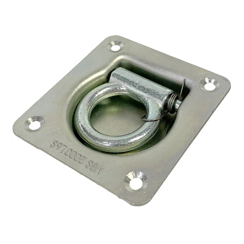 Recessed Lashing Ring with Backing Plate
