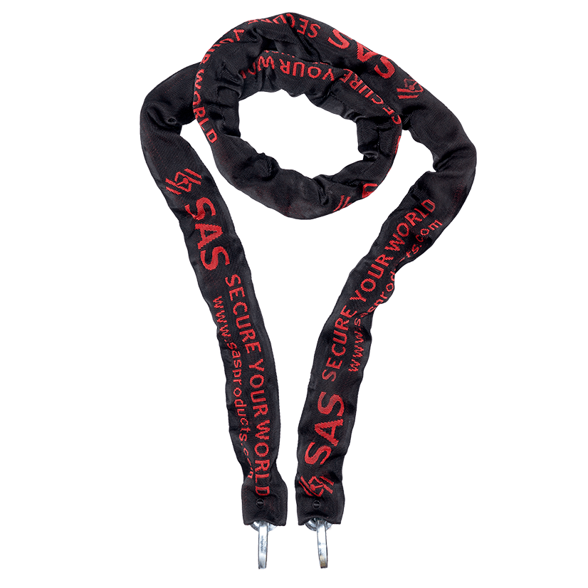 SAS Heavy-Duty 10,, Square Shackle Chain with Sleeve 1.5m