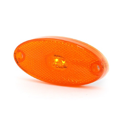 12/24V SLIM LINE OVAL LED AMBER MARKER LAMP