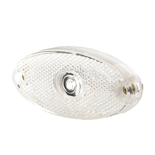 Slim Line Oval LED Clear Marker Lamp