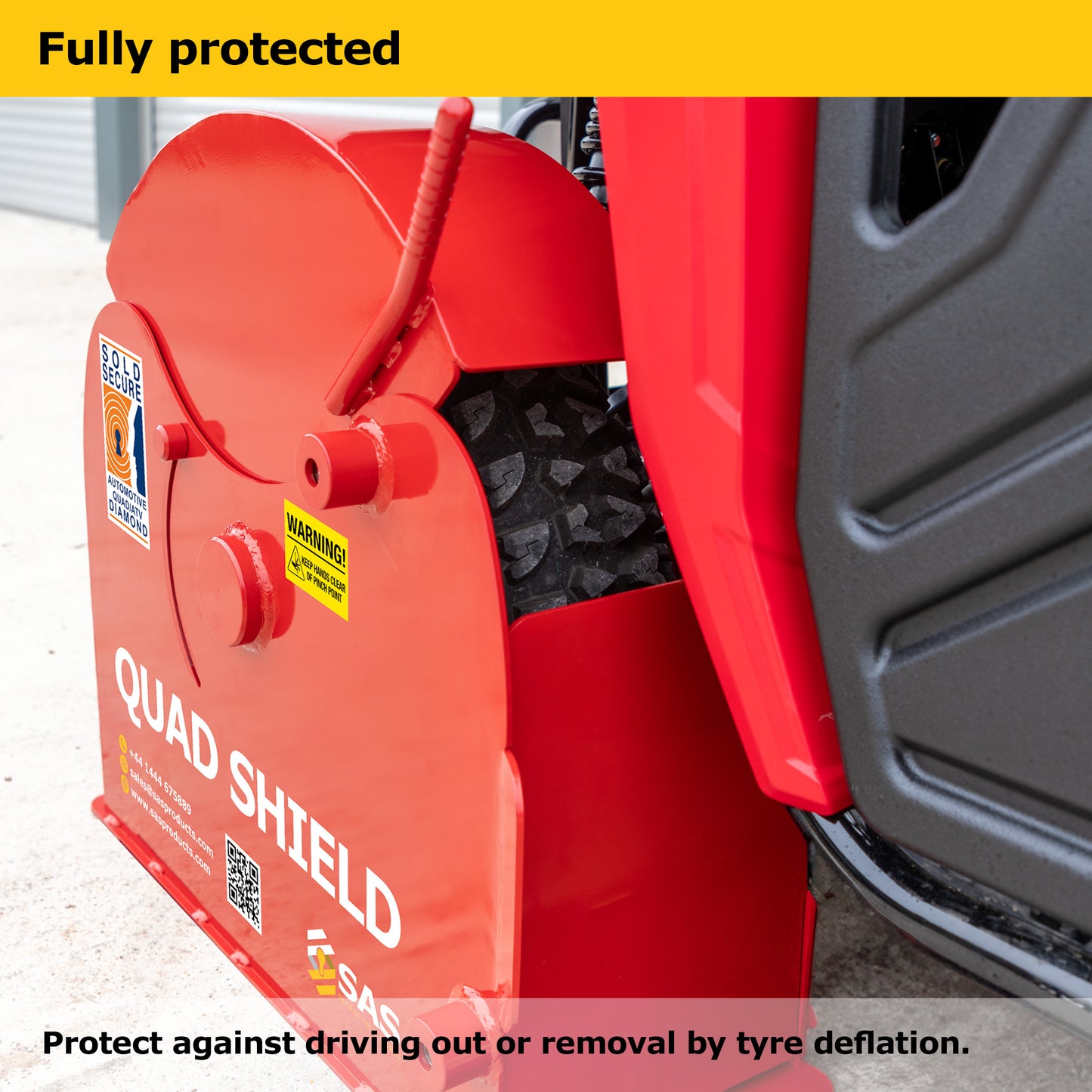 NEW Quad Shield Wheelclamp
