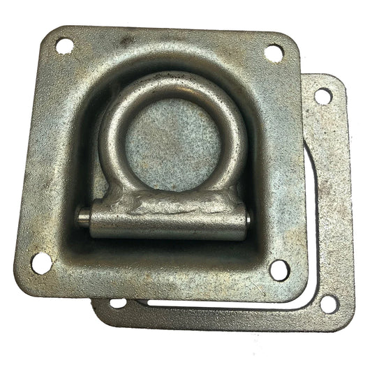Recessed Lashing Ring with Backing Plate