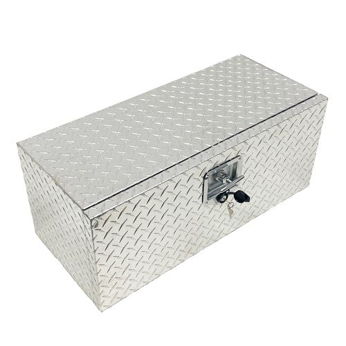 Medium Lockable Aluminium Trailer Toolbox 715x295x315mm (28"X11.5"X12.5")