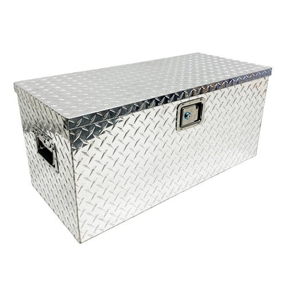 Large Lockable Aluminium Trailer Toolbox 810x372x360mm (32"X14.5"X14")