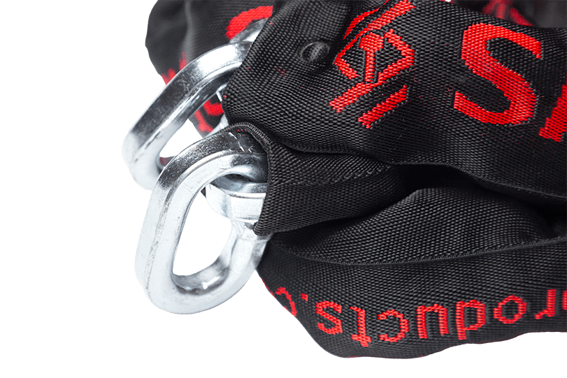 SAS Heavy-Duty 10,, Square Shackle Chain with Sleeve 1.5m