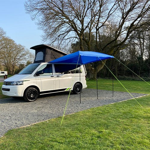 2.5m X 2.5m Blue Sun Canopy