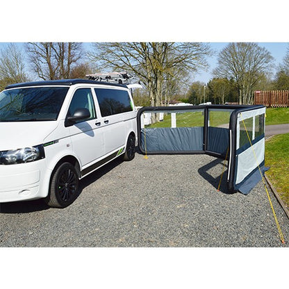 3 Panel Inflatable Windbreak Single Point Inflation