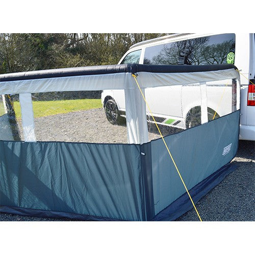 3 Panel Inflatable Windbreak Single Point Inflation