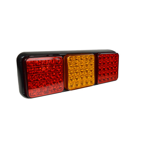 Triple Module LED Rear Combination Lamp (3 Function + Fog)