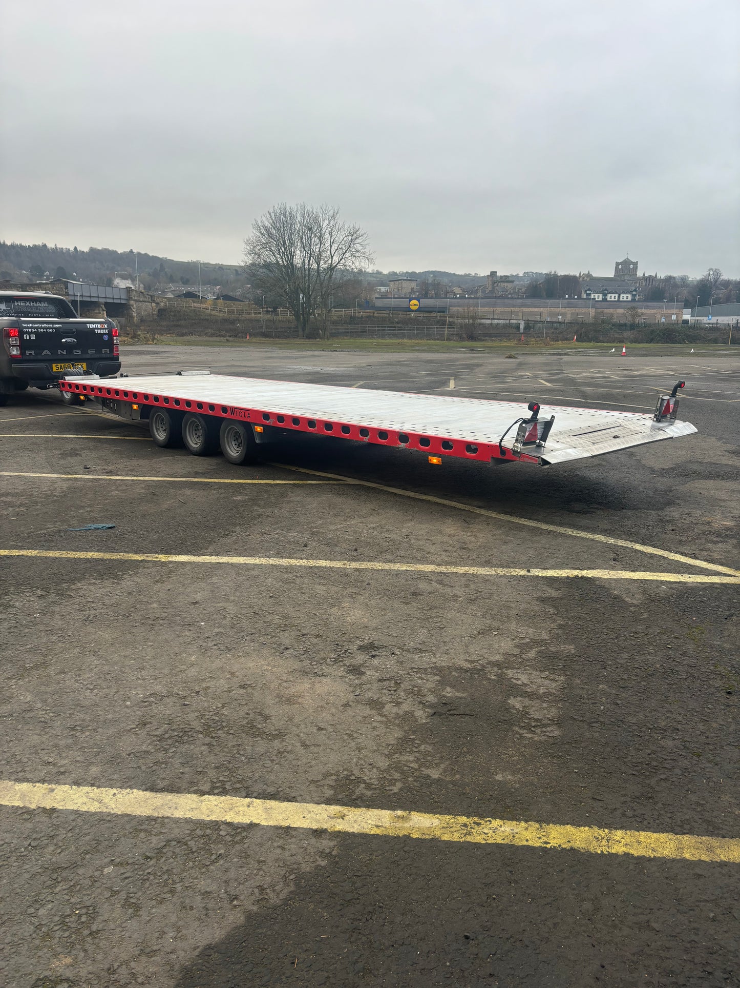 2022 WIOLA W5 Tri Axle Car Trailer