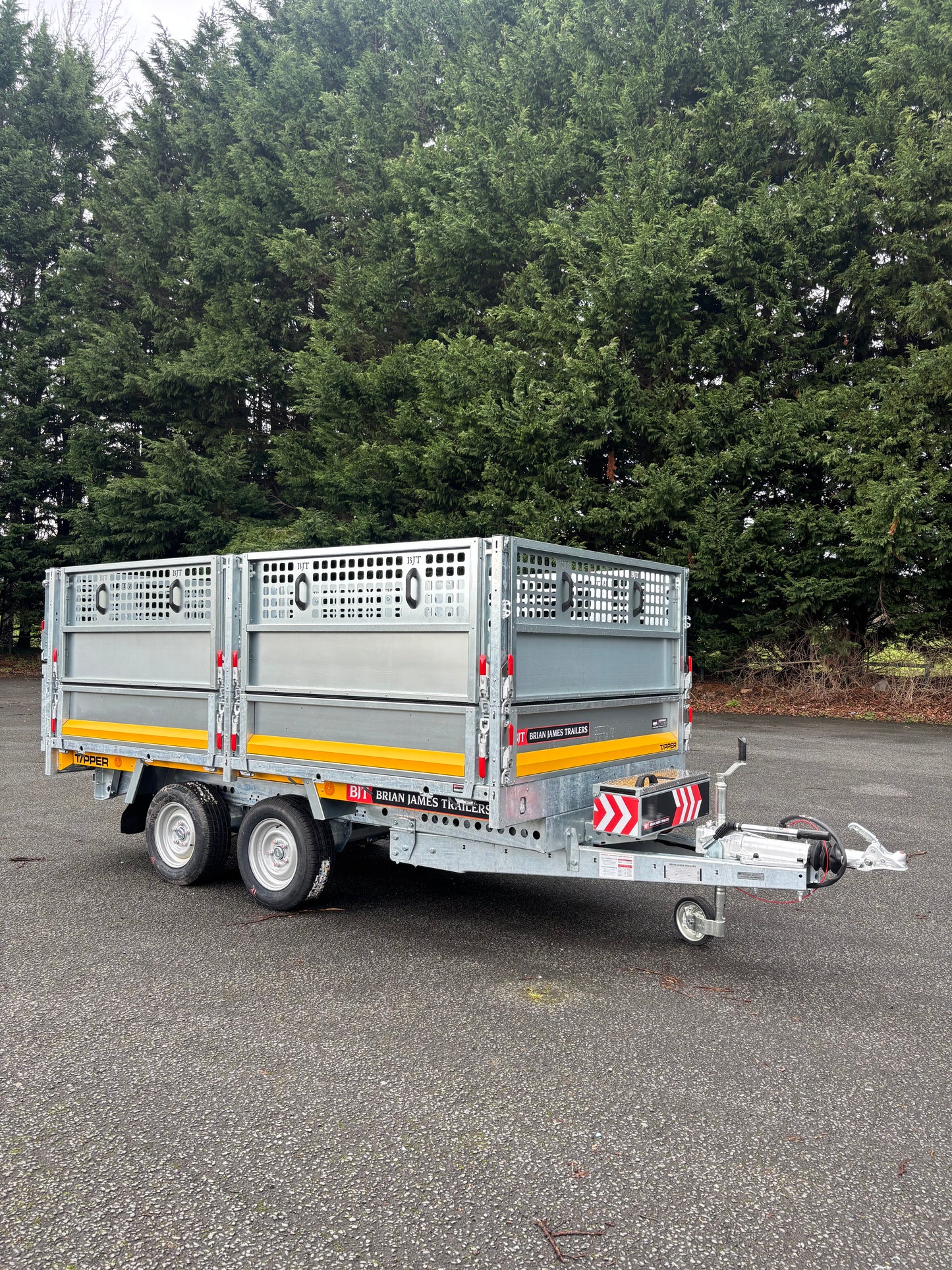 2026 Brian James Tipper 526-3116-35-2-12 - 3.1m x 1.6m - 3.5T - w/ side extensions