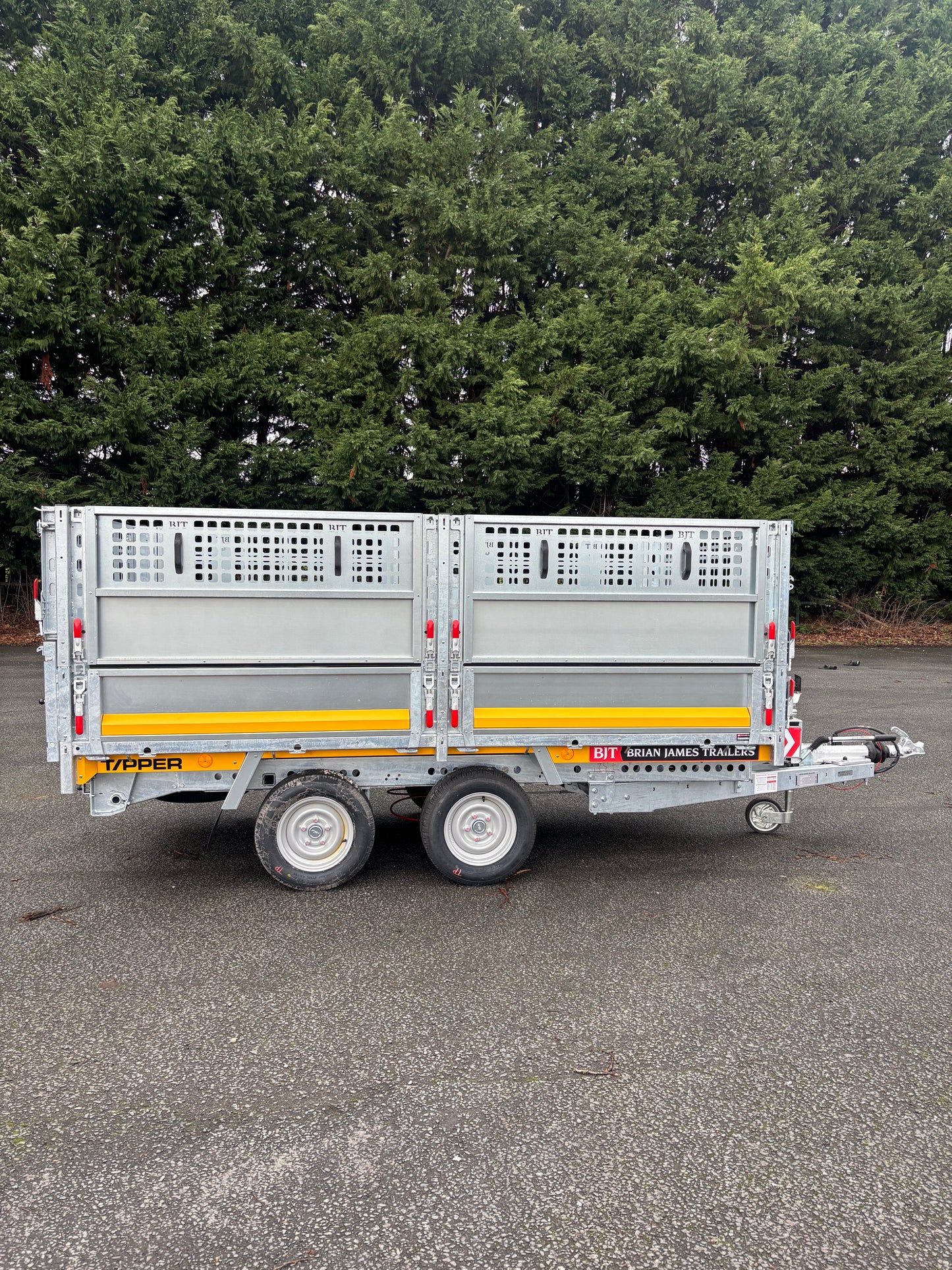 2026 Brian James Tipper 526-3116-35-2-12 - 3.1m x 1.6m - 3.5T - w/ side extensions