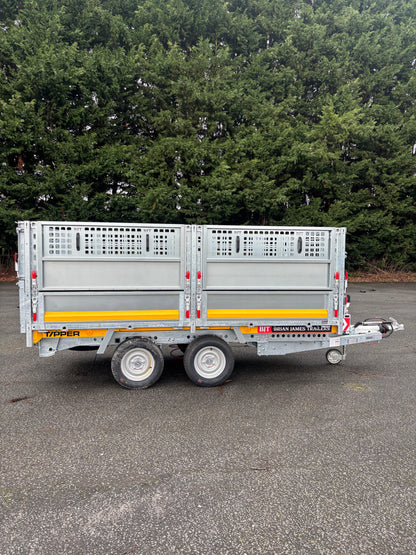 2026 Brian James Tipper 526-3116-35-2-12 - 3.1m x 1.6m - 3.5T - w/ side extensions