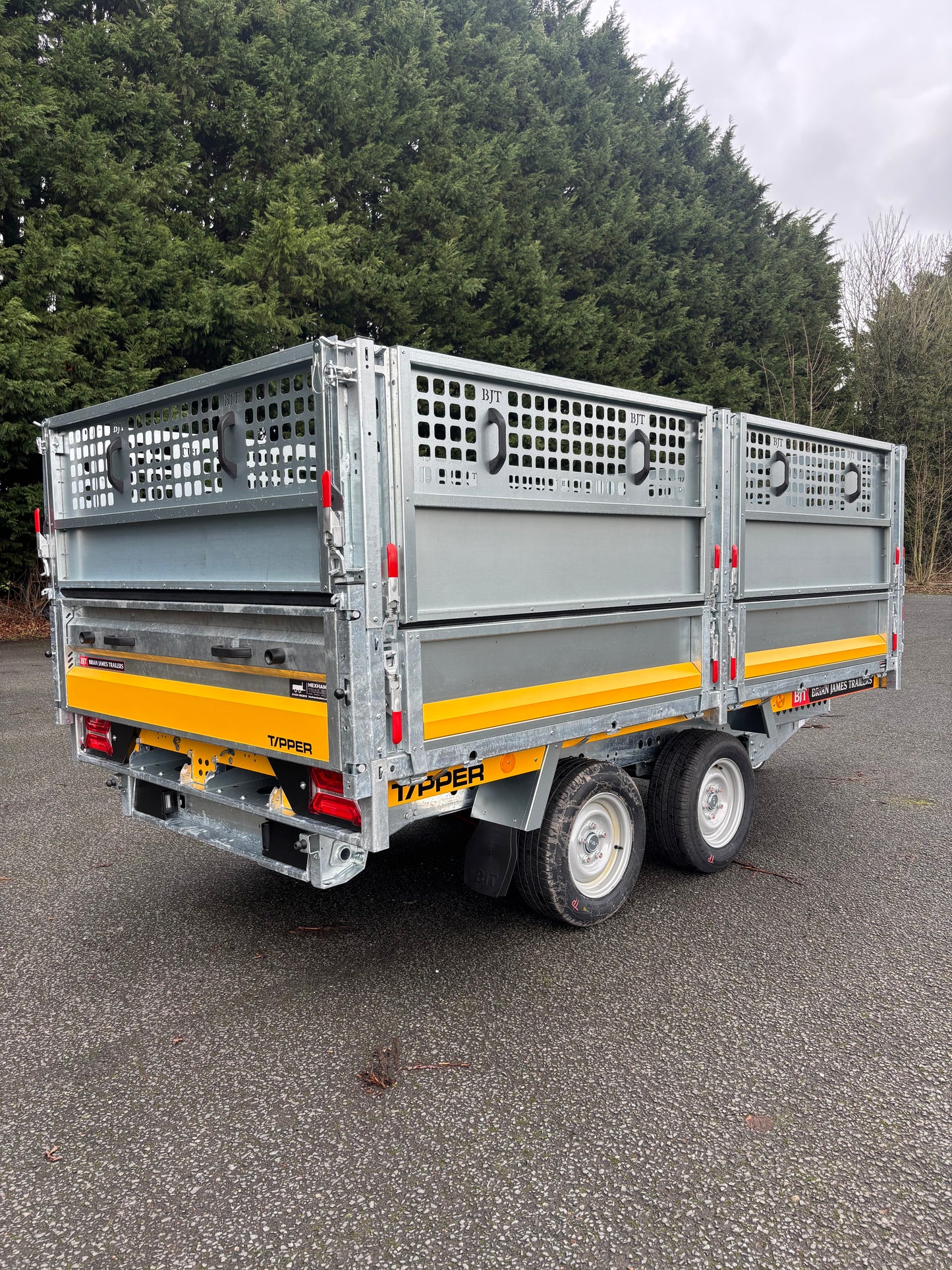 2026 Brian James Tipper 526-3116-35-2-12 - 3.1m x 1.6m - 3.5T - w/ side extensions