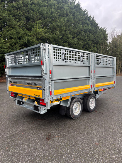 2026 Brian James Tipper 526-3116-35-2-12 - 3.1m x 1.6m - 3.5T - w/ side extensions