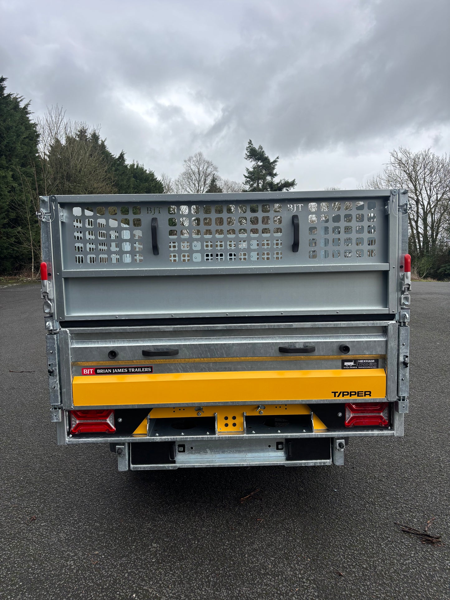 2026 Brian James Tipper 526-3116-35-2-12 - 3.1m x 1.6m - 3.5T - w/ side extensions