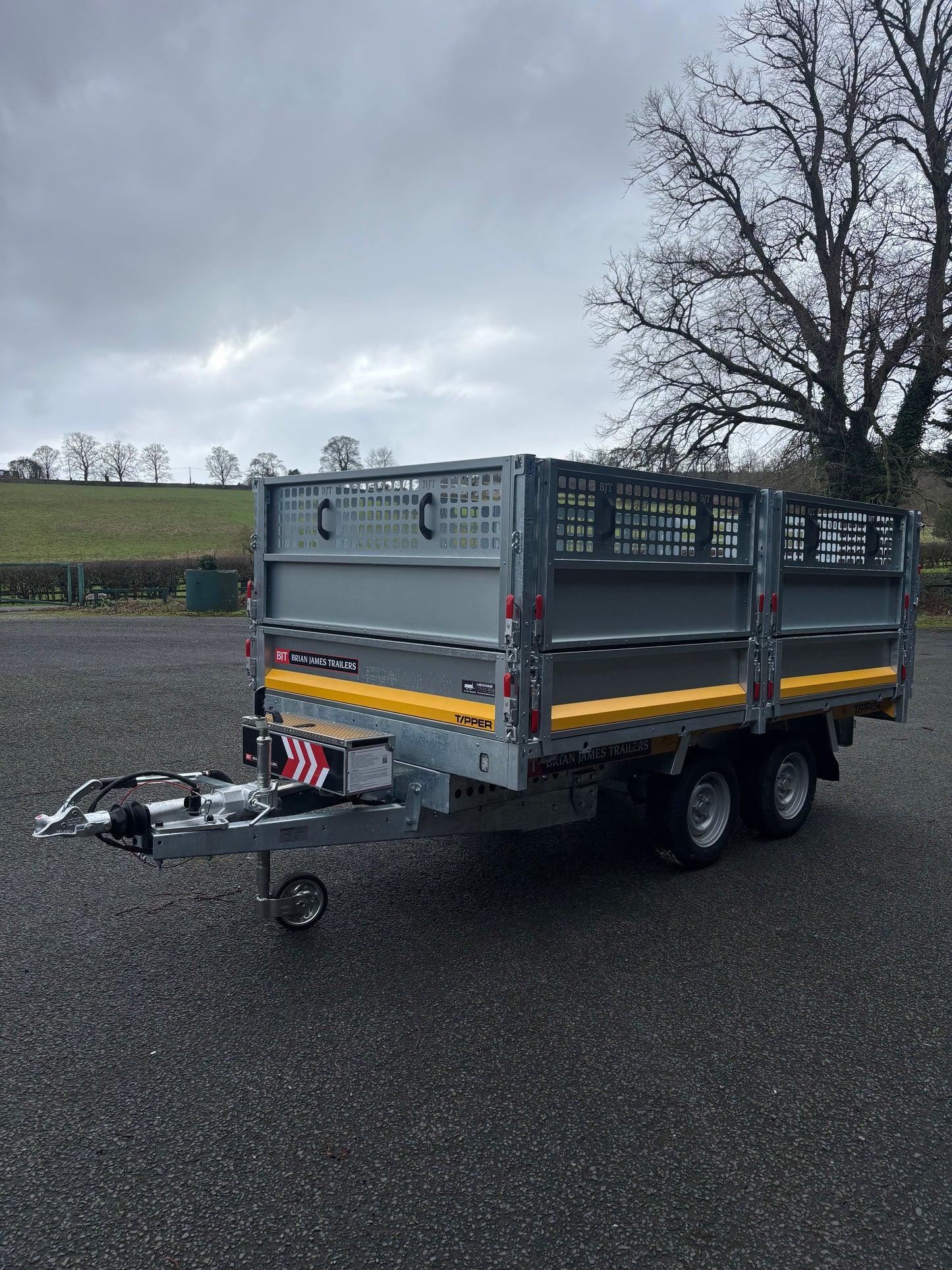2026 Brian James Tipper 526-3116-35-2-12 - 3.1m x 1.6m - 3.5T - w/ side extensions