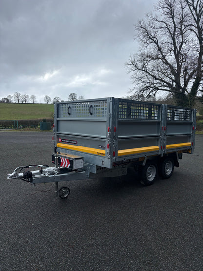 2026 Brian James Tipper 526-3116-35-2-12 - 3.1m x 1.6m - 3.5T - w/ side extensions