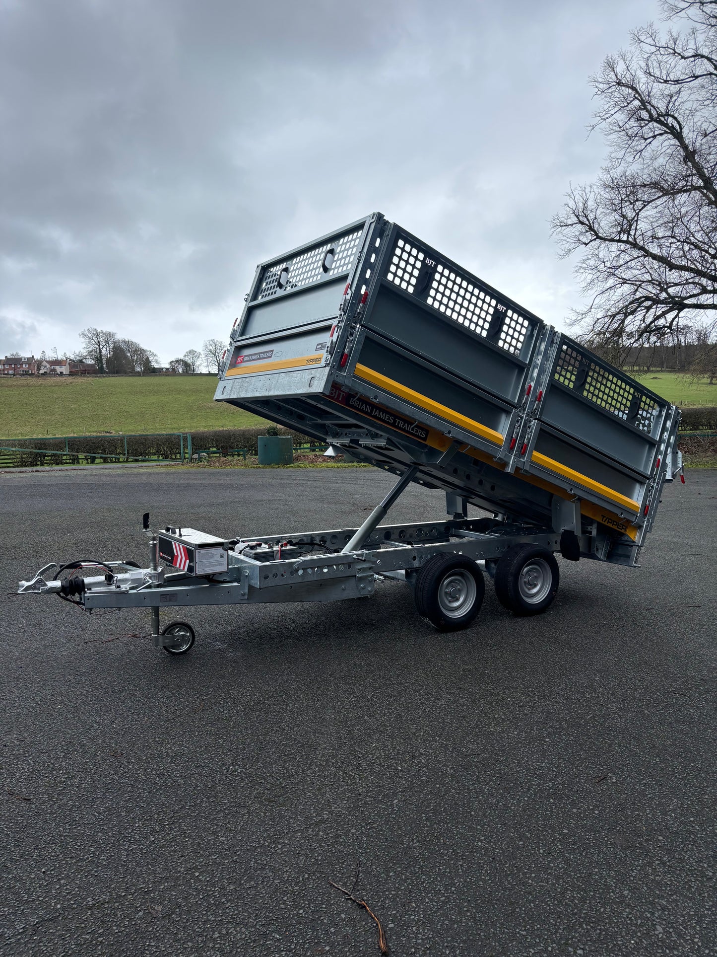 2026 Brian James Tipper 526-3116-35-2-12 - 3.1m x 1.6m - 3.5T - w/ side extensions
