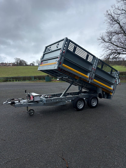 2026 Brian James Tipper 526-3116-35-2-12 - 3.1m x 1.6m - 3.5T - w/ side extensions