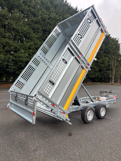 2026 Brian James Tipper 526-3116-35-2-12 - 3.1m x 1.6m - 3.5T - w/ side extensions