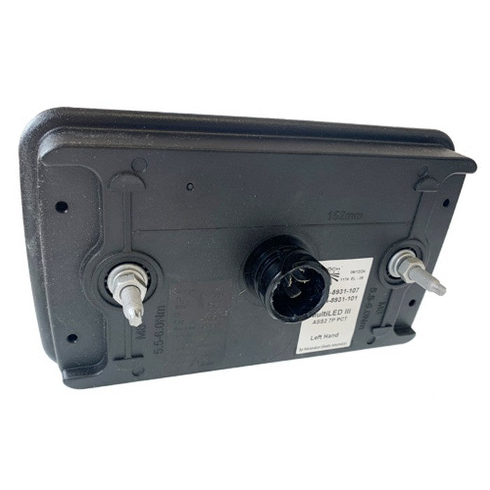 Aspock Multiled III 12V Combination Lamp LH ASS2 Connection