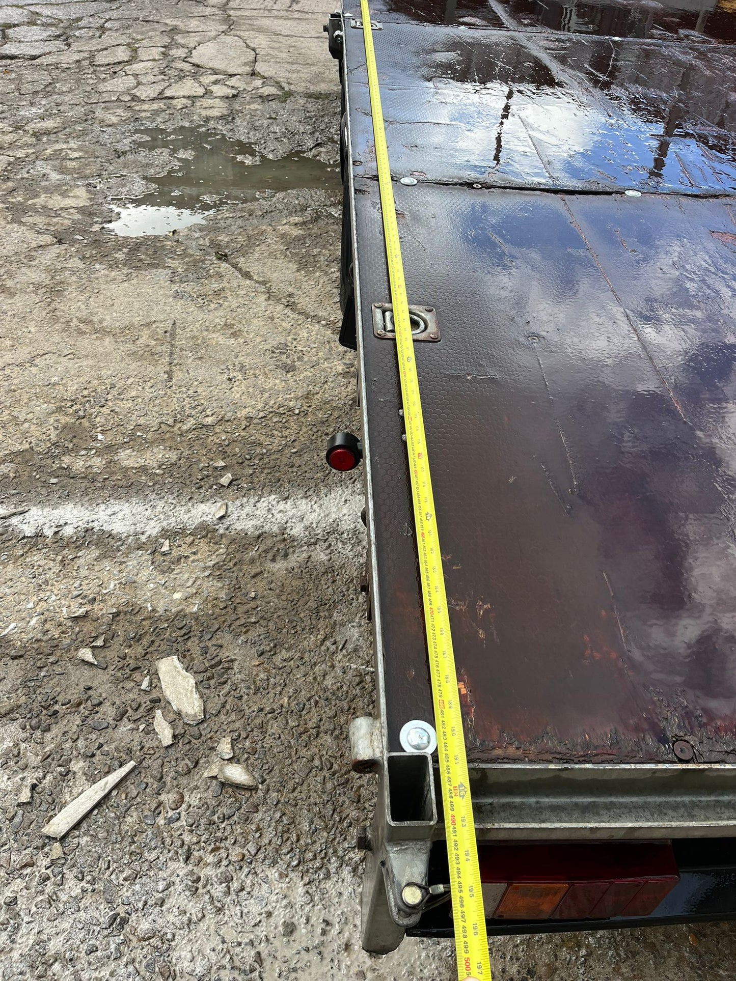 2021 Nugent 16ft x 8ft Flatbed Trailer