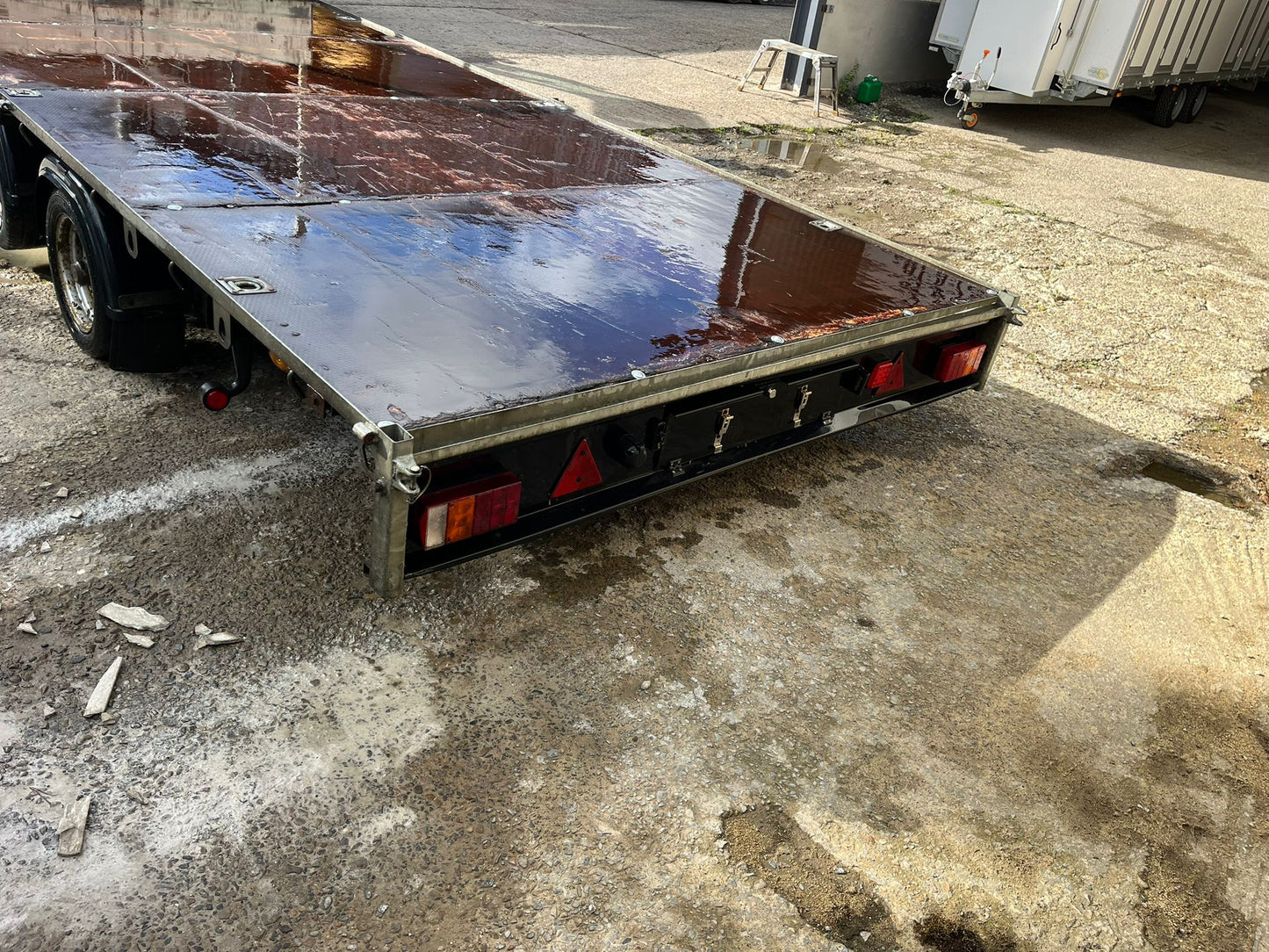 2021 Nugent 16ft x 8ft Flatbed Trailer