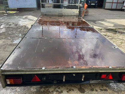 2021 Nugent 16ft x 8ft Flatbed Trailer