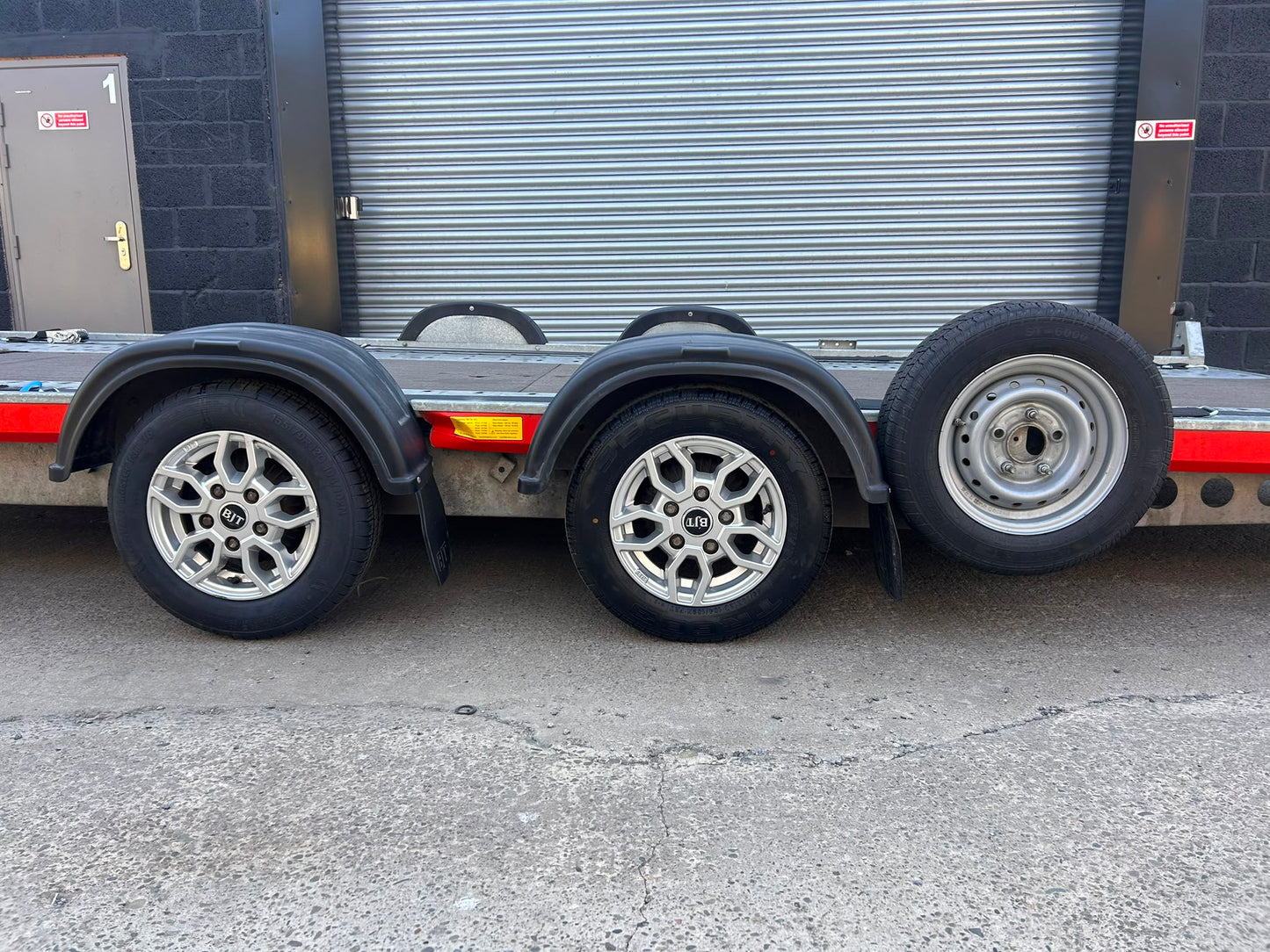 USED 2023 Brian James A4 Car Transport Trailer 125-2424