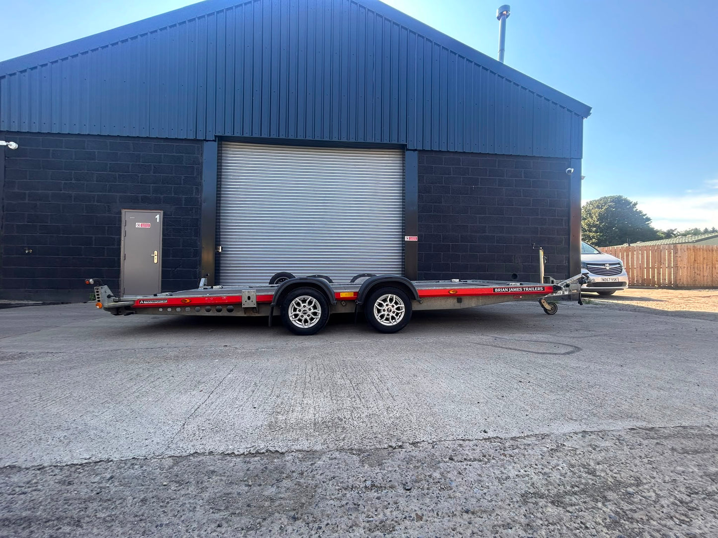 USED 2023 Brian James A4 Car Transport Trailer 125-2424