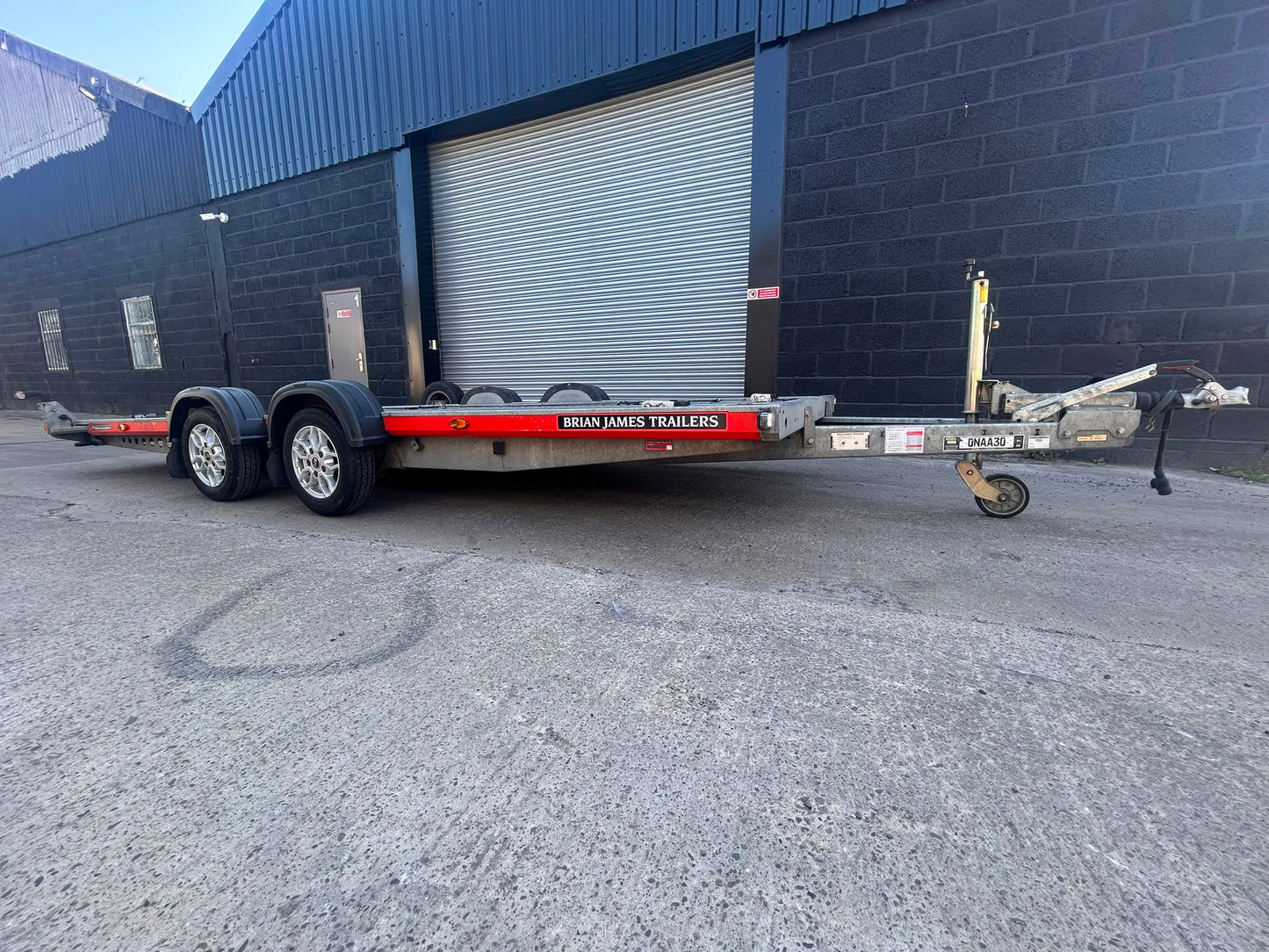 USED 2023 Brian James A4 Car Transport Trailer 125-2424